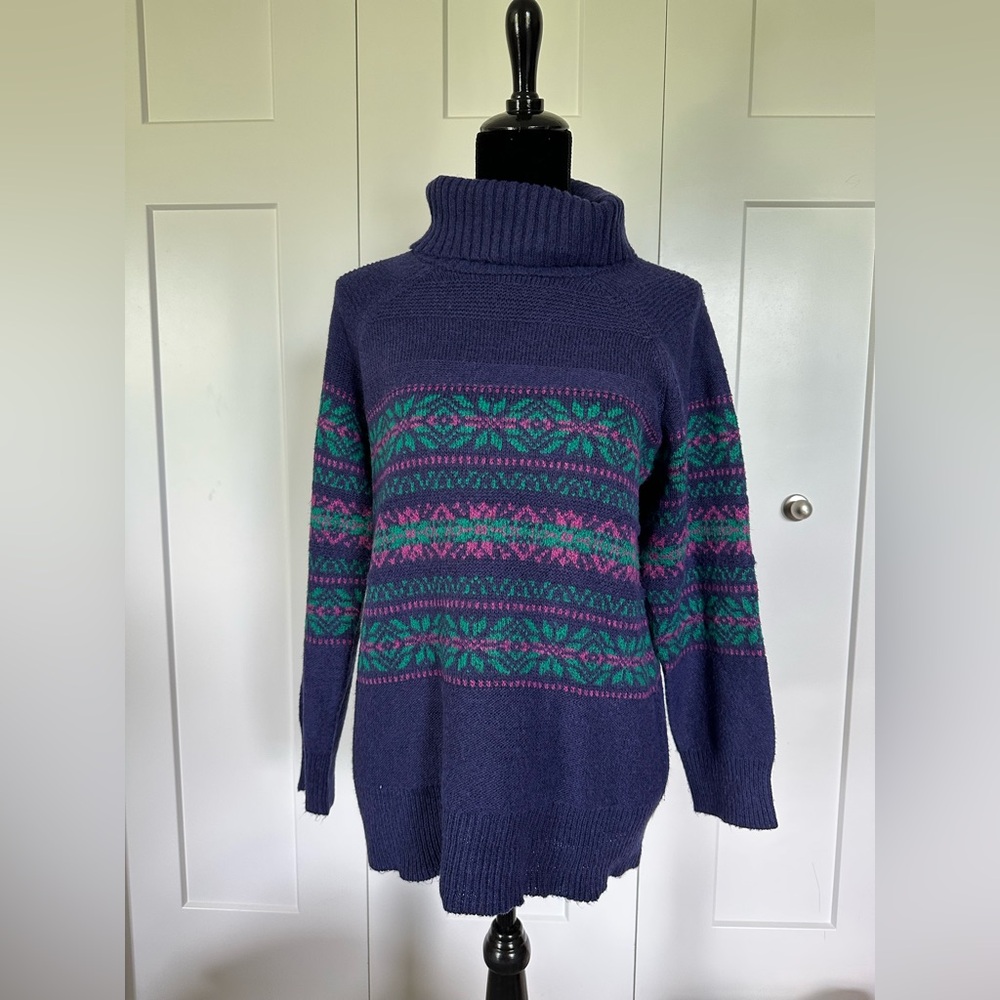 Women’s Christopher‎ & Banks Navy Turtleneck Sweater